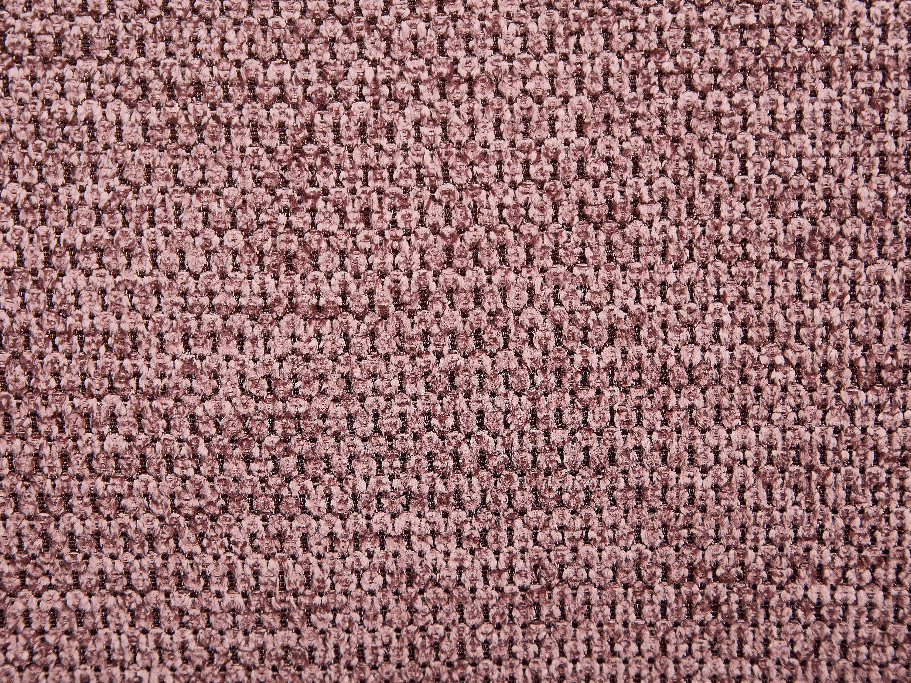 Fauteuil Arrondi En Tissu Texturé Rouge - VEREIDE