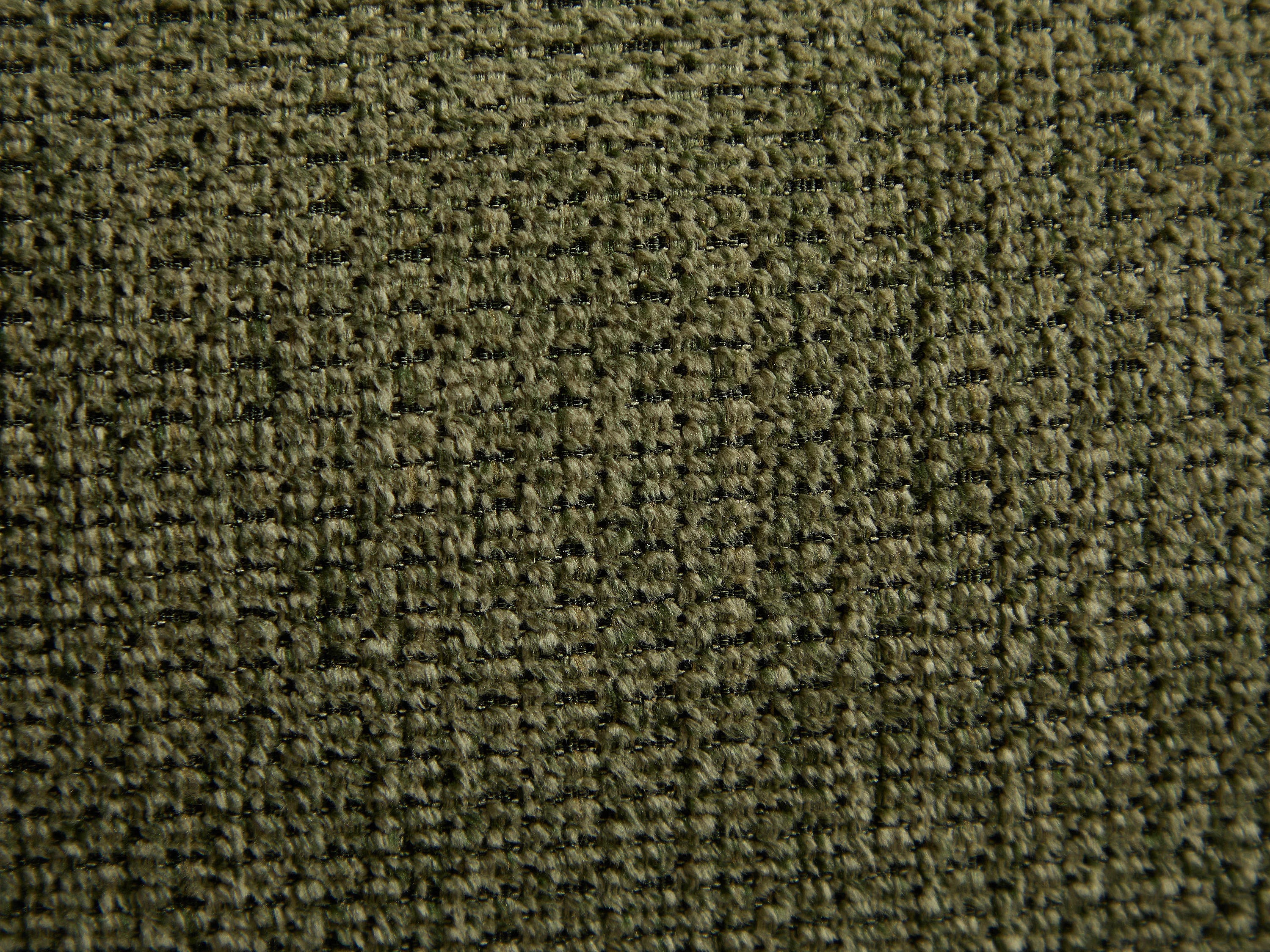 Fauteuil Arrondi Pivotant En Tissu Texturé Vert - POZETI