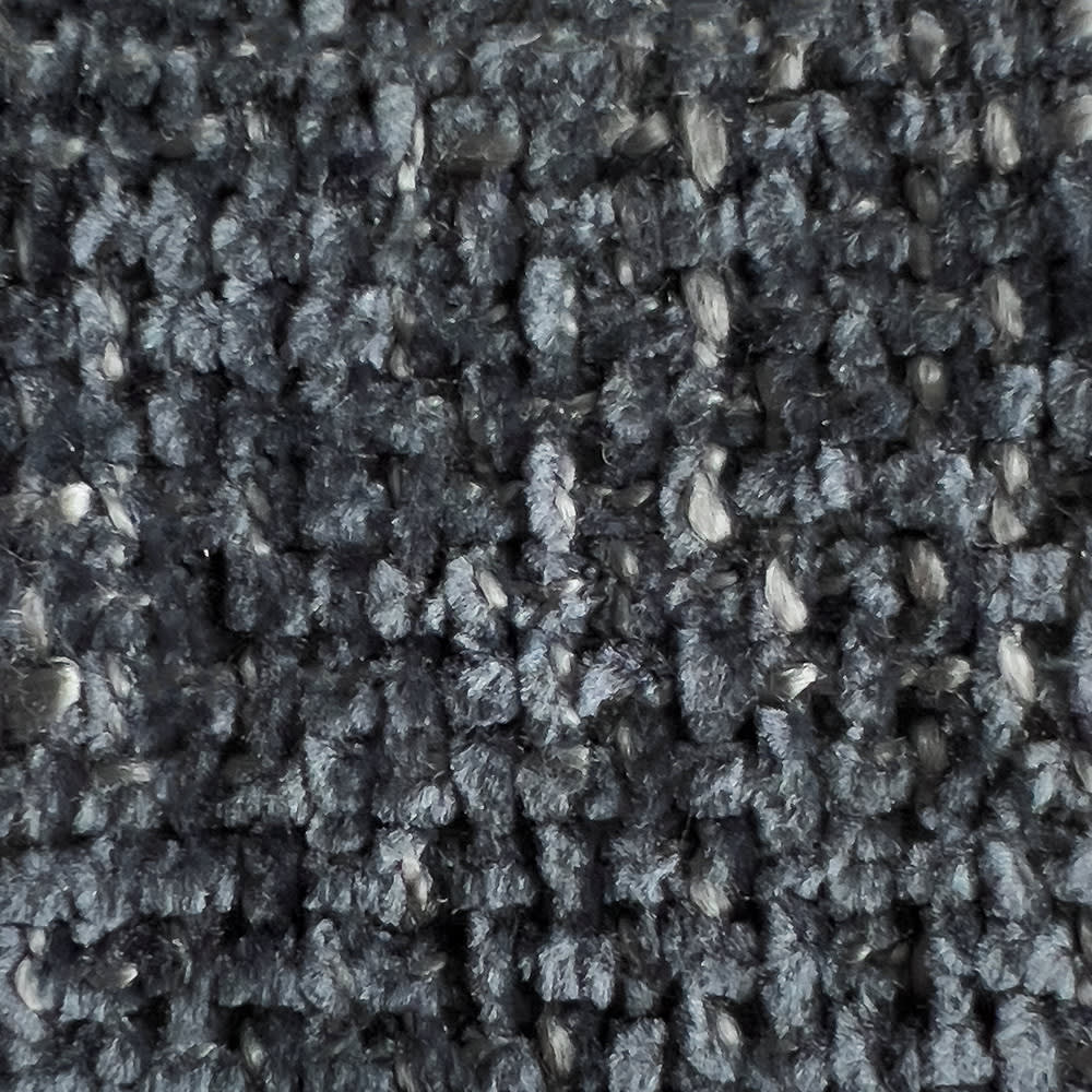 Canapé Arrondi Tissu 3 Places Bleu - West