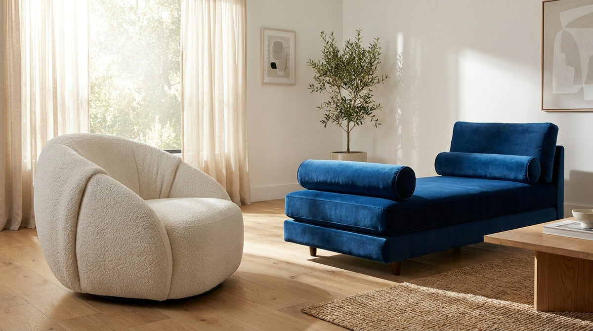 Tissu bouclette ou velours : quelle matière pour votre salon ?