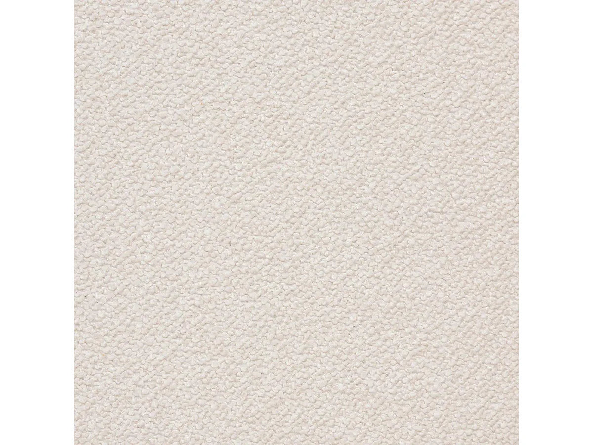 Canapé Arrondi Minimaliste 3 Places en Bouclette Blanc - OSTUNI